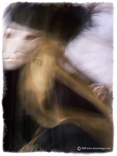 Image blurred during exposure but also&nbsp;I used photoshop to create the illusion of a soul departing from the person.&nbsp...