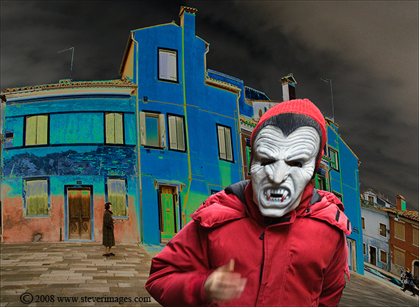 A constructed image with the film 'don't look now' in mind.