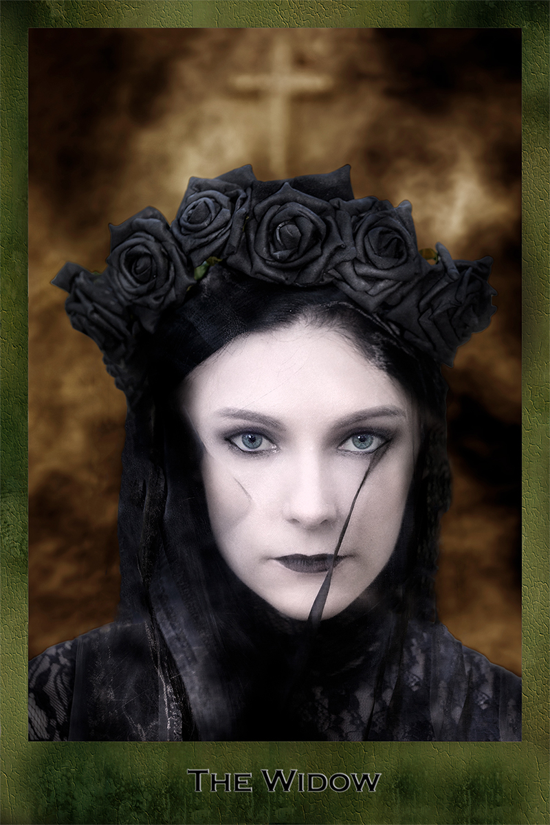 The Widow dark Tarot card