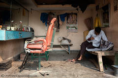 Waiting for a customer