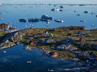 Illulissat Greenland, Remains of the iceberg field