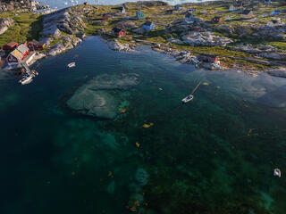 Aerial view , Harbour Greenland