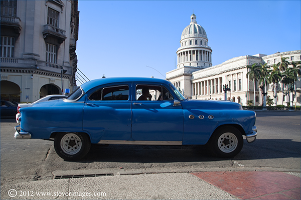 Classic car, Havana, Cuba, Image of classic car