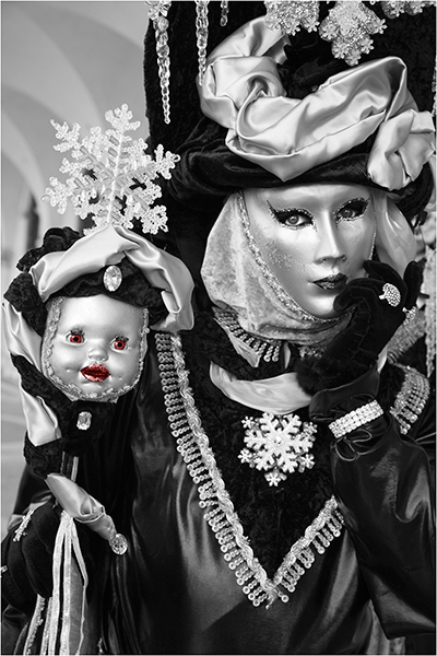 Venice Carnival, Venice, Black and Silver, carnival