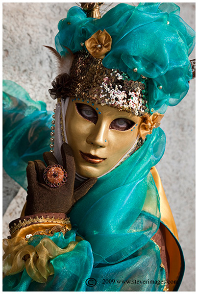Venice Carnival, Lady in Green, Venice, carnival