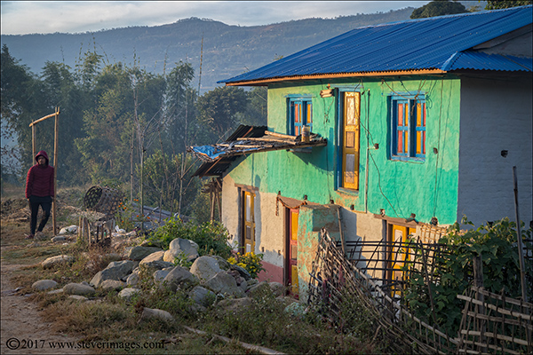 early morning light in Nepal