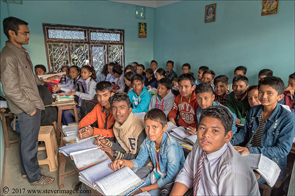 School classroom, Nepal