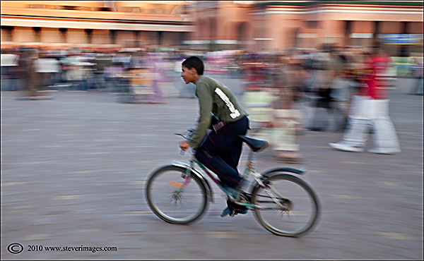 Another image taken at Djemaa-el-Fna square, which is a very busy place, so i panned the camera at exposure to try and convey...