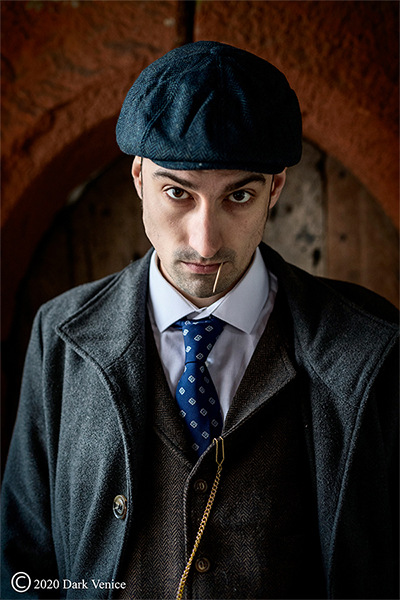 Part of a Peaky Blinders shoot in Feb 2020