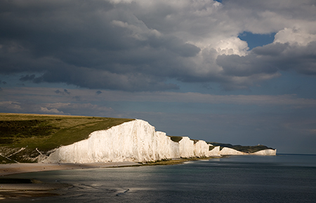 A well known scene and often taken image, but worthy of recording again as the late afternoon light&nbsp;illuminated the cliff...